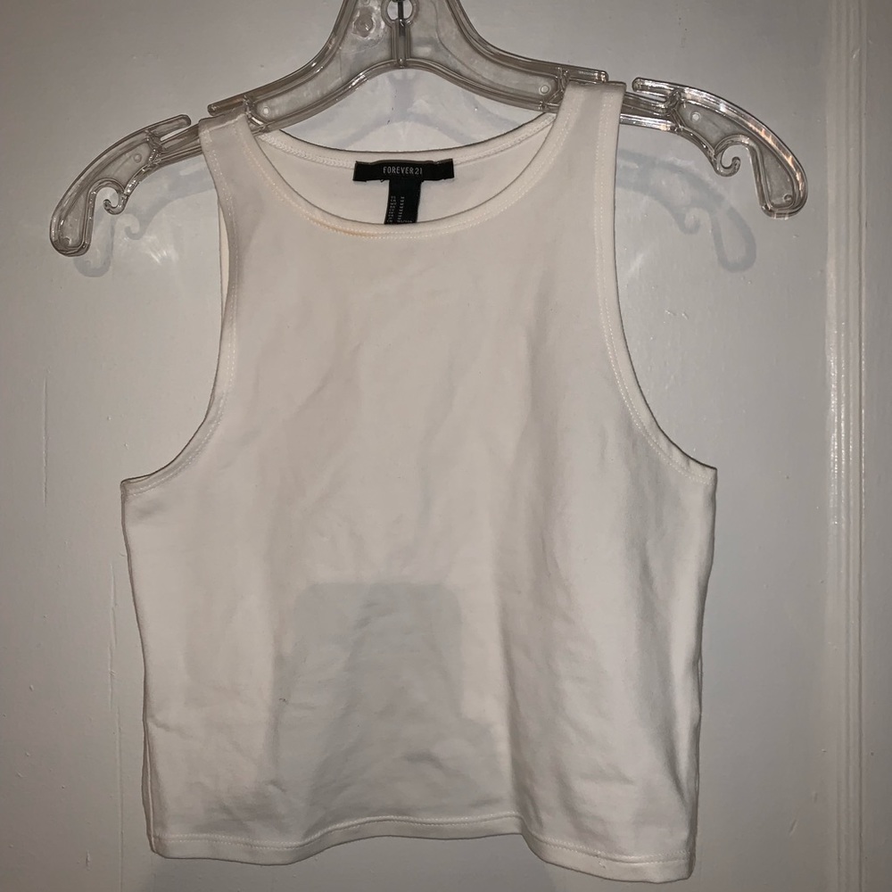 White Crop Top